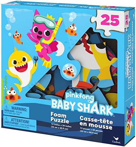Spin Master Pinkfong Baby Shark 25-Piece Foam Jigsaw Puzzle