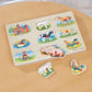 Melissa & Doug Melissa Doug Farm Sound Puzzle - Wooden Peg Puzzle With Sound Effects 9 pcs