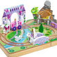 Melissa & Doug Melissa Doug 19-Piece Wooden Take-Along Tabletop Kingdom - Carriage Horse