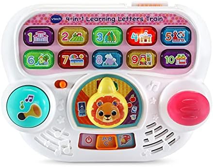 VTech 4-in-1 Letter Learning Train Frustration Free Packaging Red