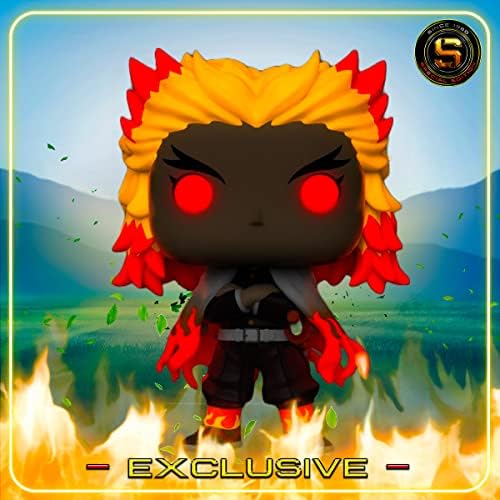 Funko POP Animation Demon Slayer - Rengoku Kyojuro Glow in The Dark Vinyl Figure