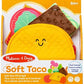 Melissa & Doug Melissa Doug Multi-Sensory Soft Taco Fill Spill Infant For Babies Baby For