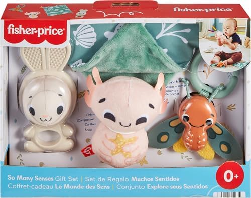 Fisher-Price Baby Taco Tuesday Set 3 Pretend Food Rattle Sensory Activities for Newbornsa