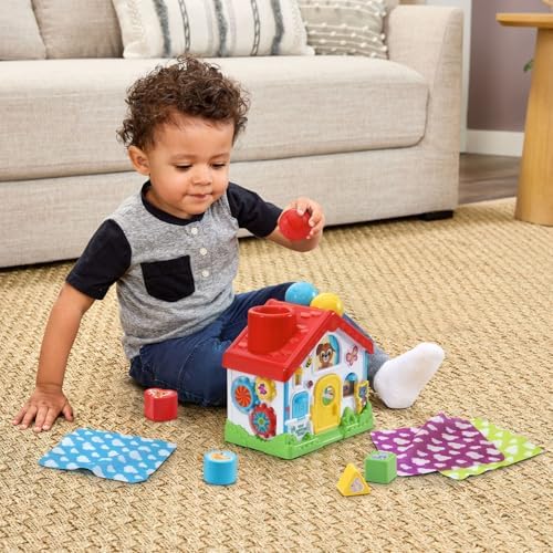 LeapFrog 4-in-1 Discovery House Hands-On Infant Busy Toy
