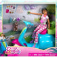 Barbie Fashionistas Doll Scooter Travel Playset