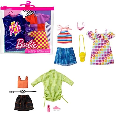 Barbie Fashions 2-Pack Clothing Set 2 Outfits for Barbie Doll