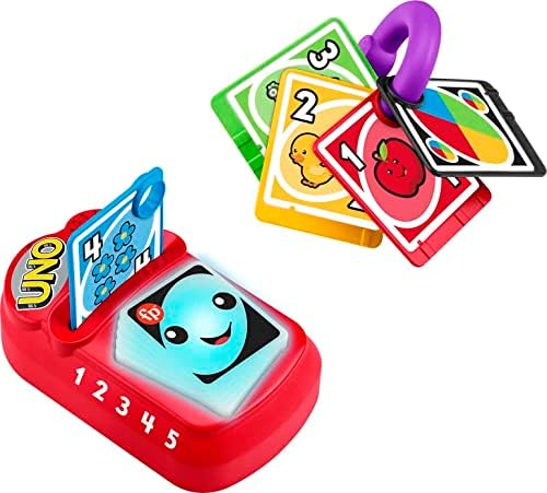 Fisher-Price Baby Toddler Toy Laugh Learn Counting and Colors UNO with Educational Music