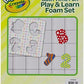 Crayola My First Crayola Bath Time Play Learn Foam Set Bath Letters and Numbers for