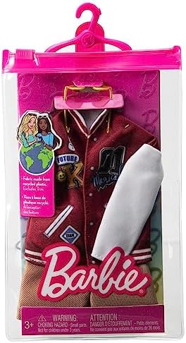 Barbie Fashion Pack HJT25 Ken Doll Clothes Outfit Bomber Jacket Shorts Sunglass
