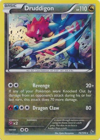 Pokemon - Druddigon 70 - XY Flashfire
