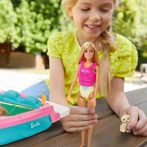Barbie Doll Toy Boat Playset