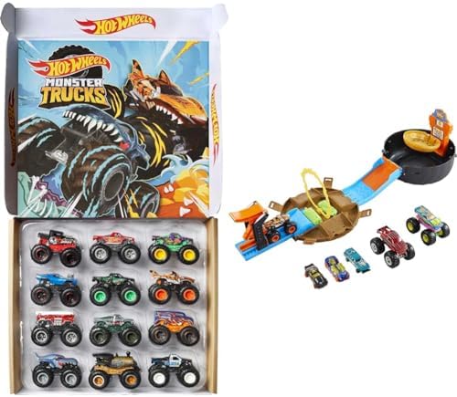 Hot Wheels Toy Monster Trucks Playset