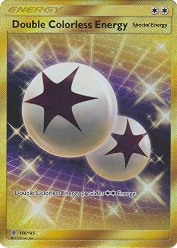 Pokemon Double Colorless Energy - 166145 - Secret Rare - Sun Moon Guardians Rising
