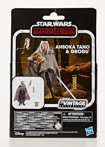 Hasbro STAR WARS The Vintage Collection Ahsoka Tano and Grogu Deluxe Action Figure Set 8
