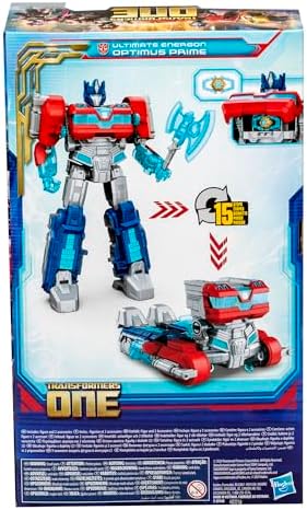 TRANSFORMERS One Ultimate Energon Optimus Prime Orion Pax 10 Figure - 2 in 1