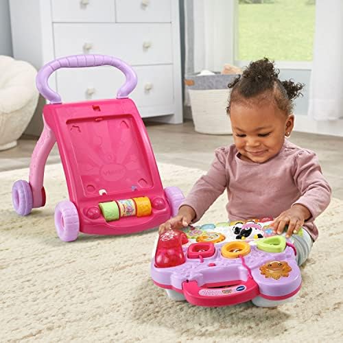 VTech Sit-to-Stand Learning Walker Frustration Free Packaging Blue