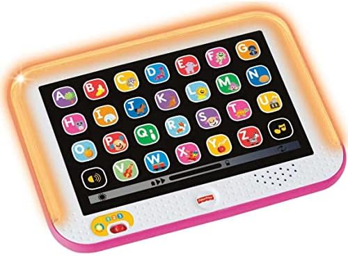 Fisher-Price Toddler Learning Toy Laugh Learn Smart Stages Tablet with Lights Music for