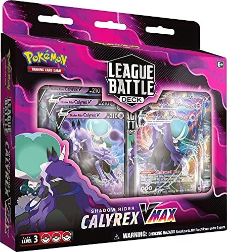 Pokemon TCG Calyrex Vmax - League Battle Deck Display Case of 6