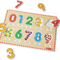 Melissa & Doug Melissa Doug Wooden Lift See Peg Puzzle
