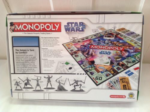 Hasbro Star Wars The Clone Wars Monopoly