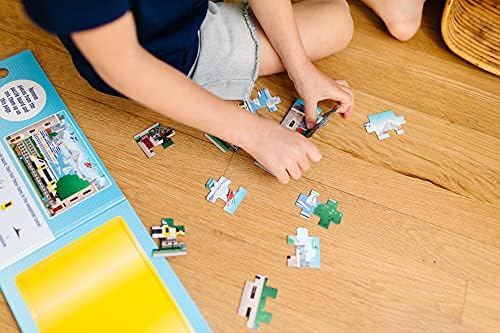 Melissa & Doug Take-Along Magnetic Jigsaw Puzzles Travel Toy Vehicles