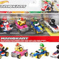 Hot Wheels Mario Kart Set of 4 Die-Cast Toy Cars with Attached Character Drivers Includes
