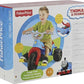 Fisher-Price Toddler Tricycle Harley-Davidson Tough Trike Toy Bike with Handlebar Grips