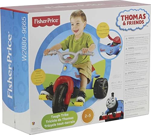 Fisher-Price Toddler Tricycle Harley-Davidson Tough Trike Toy Bike with Handlebar Grips