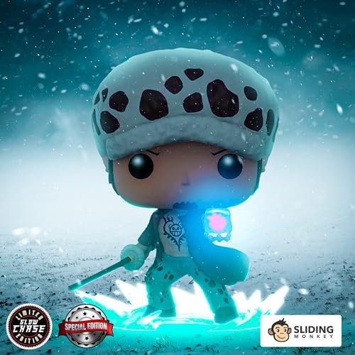 Funko Pop One Piece Trafalgar D. Water Law wHeart Chase Figure AAA Anime