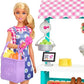 Barbie Careers Playset Farmers Market Set with Blonde Fashion Doll Furniture