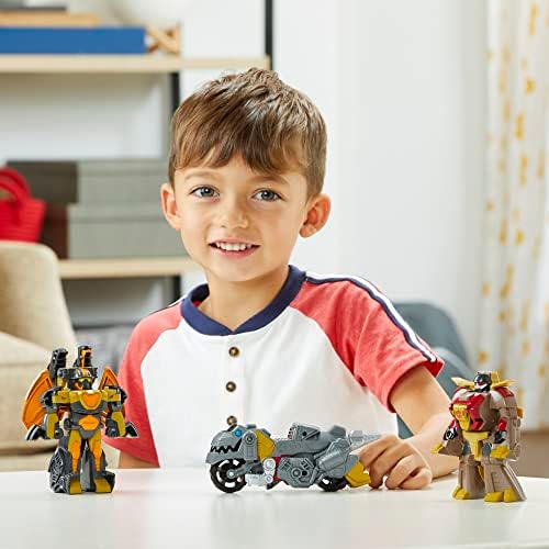 Transformers Dinobot Adventures Dinobot Squad Grimlock Dinobot Snarl and Predaking 3-Pack