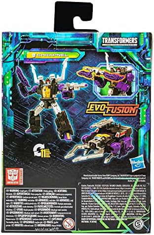 Transformers Legacy Evolution Deluxe Shrapnel Toy 5.5-inch Action Figure for Boys and