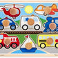 Melissa & Doug Melissa Doug Vehicles Jumbo Knob Wooden Puzzle 8 pcs