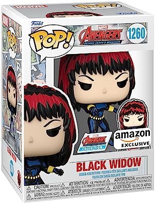 Funko Pop Pin The Avengers Earth's Mightiest Heroes - 60th Anniversary Black Widow with