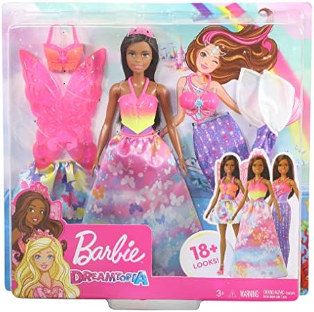 Barbie Dreamtopia Doll Gift Set Approx. 12-inch Brunette with 3 Fashions