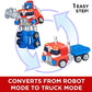 Transformers Rescue Bots Energize Optimus Prime 7-Inch Action Figure Converting Robot Toy