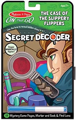 Melissa & Doug Melissa Doug On the Go Secret Decoder Activity Book - The Case of the