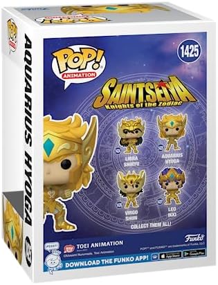 Funko POP Animation Saint Seiya - Gold Aquarius Cygnus Hyoga - Collectable Vinyl Figure