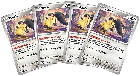 Pokemon Mawile 143197 - Obsidian Flames - Pokemon 4 Card Lot - Playset