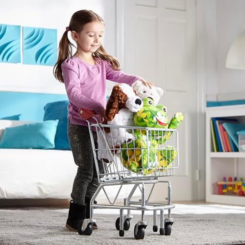 Melissa & Doug Melissa Doug Toy Shopping Cart With Sturdy Metal Frame