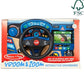 Melissa & Doug Melissa Doug Vroom Zoom Interactive Wooden Dashboard Steering Wheel