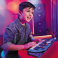 Little Tikes My Real Jam Keyboard with Microphone Musical Instrument with 4 Play Modes