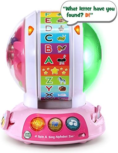 LeapFrog Spin and Sing Alphabet Zoo Pink