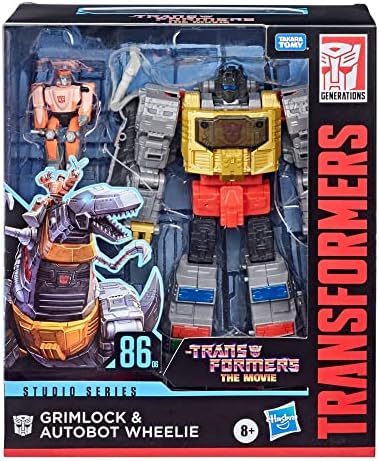 Transformers Studio Series 86-06 Leader The The Movie Grimlock and Autobot Wheelie
