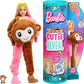 Barbie Cutie Reveal Fashion Doll Jungle Series Monkey Plush