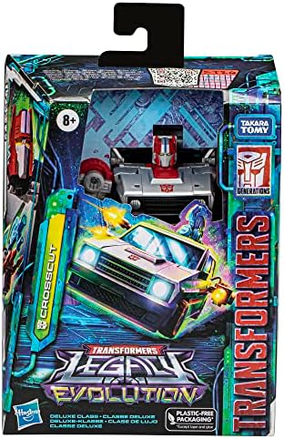 Transformers Legacy Evolution Deluxe Crosscut Toy 5.5-inch Action Figure for Boys and