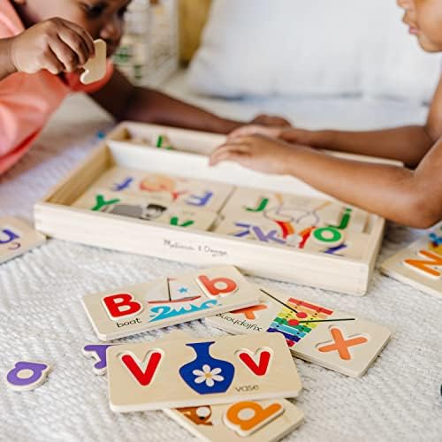 Melissa & Doug Melissa Doug ABC Picture Boards - Educational Toy With 13 Double-Sided