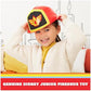 Disney Junior Firebuds Bo's Firefighter Hat with Light and Sounds Pretend Play Costume