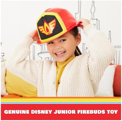 Disney Junior Firebuds Bo's Firefighter Hat with Light and Sounds Pretend Play Costume