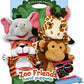 Melissa & Doug Melissa Doug Zoo Friends 4-Piece Hand Puppets Gift Set 1 Theme Compatible